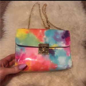 Mini Rainbow Tie Dye Purse